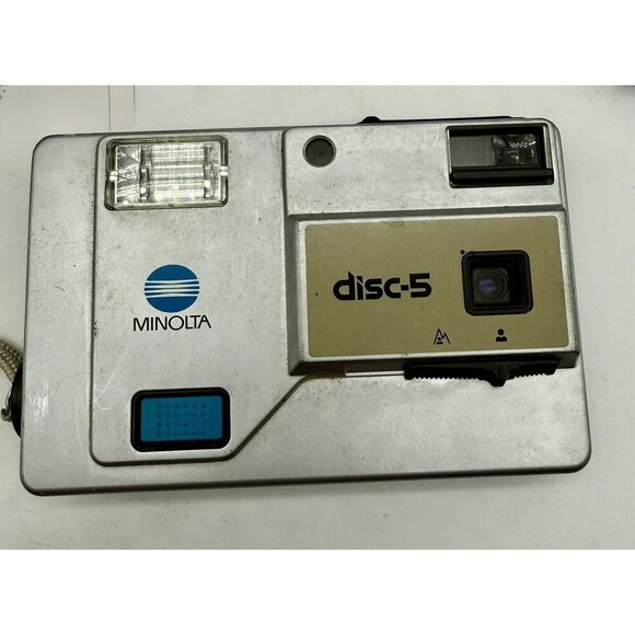 VINTAGE Minolta Disc-5 Camera‎ in Original Box Untested See Notes - Picture 4 of 7